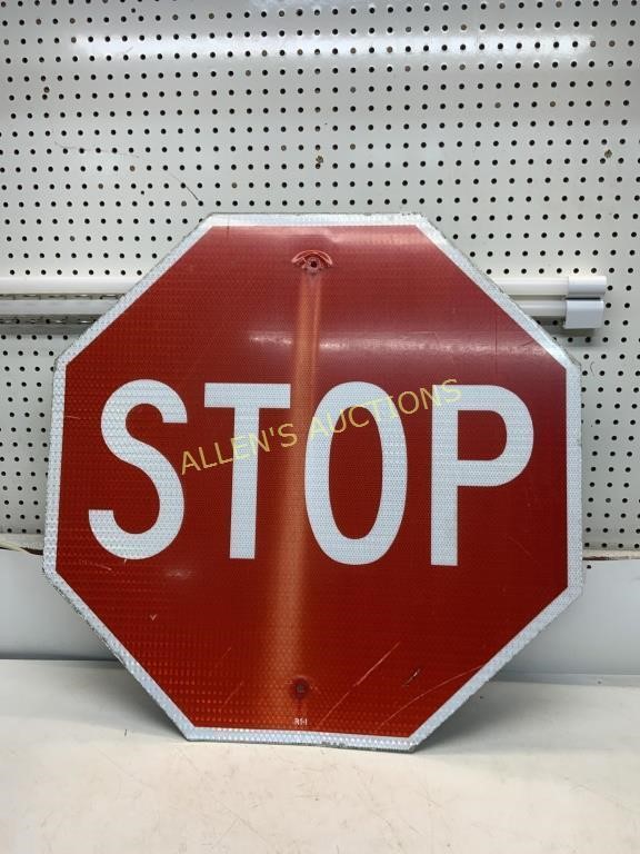 METAL STOP SIGN