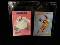 MARVEL COMICS SPIDER-MAN CARDS - MARVEL COMICS