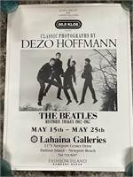 Vintage KLOS Poster Headlining The Beatles