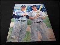 MICKEY MANTLE BILLY MARTIN SIGNED 8X10 PHOTO