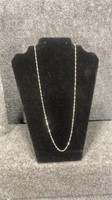 18K White Gold Necklace 2.2 Grams