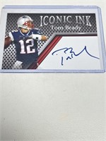 Iconic Ink Tom Brady Facsimile Auto