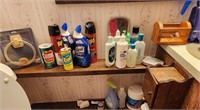 Bathroom supplies and Cleaning items
