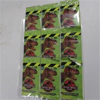 9 UNOPENED PKG OF THE LOST WORLD COLL. CARDS