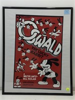Oswald The Lucky Rabbit Movie Poster, Repro.