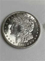 1921 Morgan silver dollar