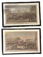 Pair of Doncaster Races Engravings