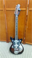 6 String Electric Guitar, Vintage Gemtone. +Tuner