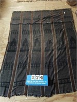 Large Dark Colored Middle Eastern Area Rug