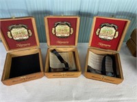 Wood Hemingway Cigar Boxes