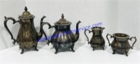 International Silver Co. Teapots & Sugar & Cream