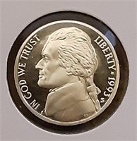 PROOF JEFFERSON NICKEL-1993-S