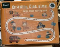 Sealed - Drawing Line Time Wipe-Clean Activity Boo