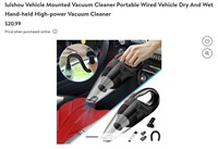 lulshou Vehicle Mounted Vacuum Cleaner Portable Wr