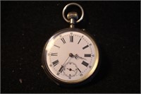 Antique Victorian Silver Pocket Watch