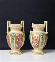 Roseville Pottery Florentine II Pair of Vases