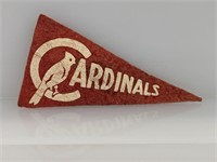4" 1936 Red Ball Bf3 Cardinals Team Felt Pennant