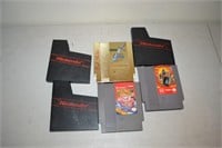 Three Nintendo Games with Sleeves