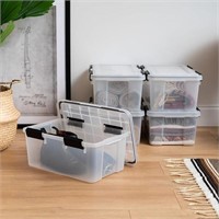 IRIS USA 18 L Plastic Storage Box Set of 3