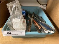 (2) Box Lots- Tools and Hacksaw Blades