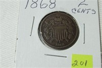 1868 2 Cent Piece