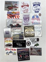 Car Show Metal Dash Plaques  (one is a magnet)