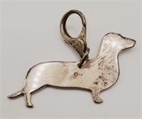 (M) Tiffany & Co. Sterling Silver Dachshund Key