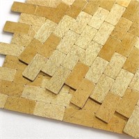 VAOVI Gold Kitchen Backsplash Tiles Peel and