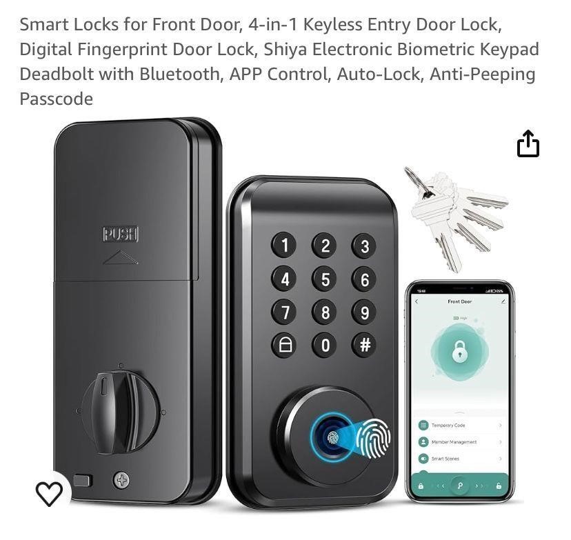 Smart Locks for Front Door, 4-in-1