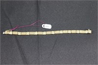 Antique Gold Bracelet - 14K 10.7g 7.5 inches