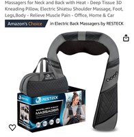 Massagers for Neck and Back with Heat
