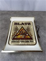 Blatz Light Up Beer Sign