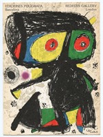 Joan Miro original lithograph 1979