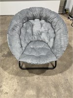 Indoor saucer cloth chair 36” dia