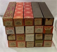 Lots of 20 antique piano music rolls