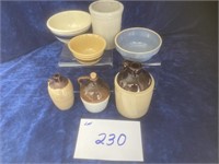 Miscellaneous Miniature Crock ware