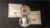 Abraham Lincoln & William Clinton Comm. Coins