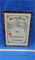 1919 Floyd County Marraige License