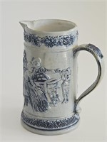 EARLY (1890-1906) WHITES UTICA STONEWARE PITCHER