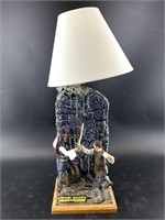Hand crafted lamp by David Gutierrez for the "Pira