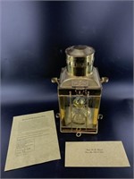 Brass new kerosene lamp claimed to be from the mov