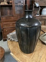 21” tall do brown vase