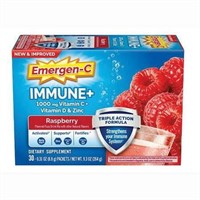 Emergen-C Immune+  Raspberry  30 Count