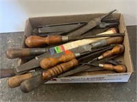 Misc. Lot of Chisels and Files