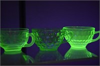 3 UV Reactive Tea Cups