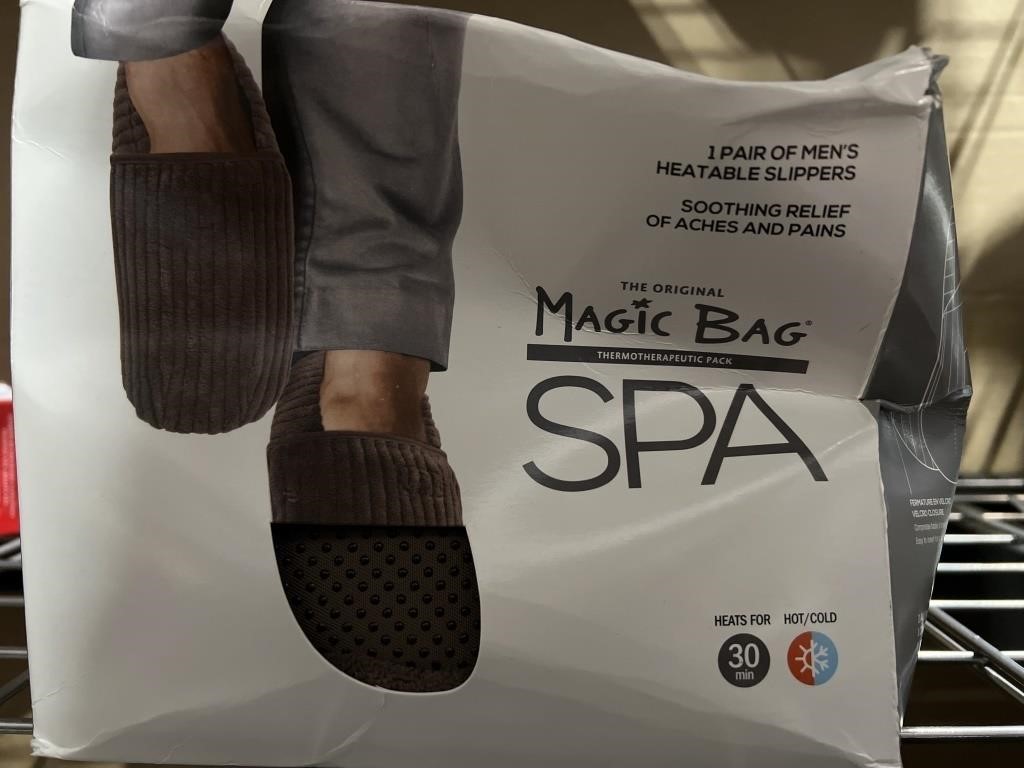 Magic Bag Spa Collection Heatable Slippers for