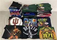 50 Various Screen Printed Shirts Size XL