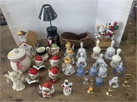 Christmas Knowles, bells, figures and home decor