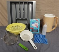Colander, Strainers, Pitcher, Coasters & More