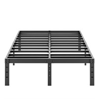 COMASACH Full Size Bed Frame 18" Tall Heavy Duty M